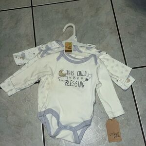 Baby onesie 3 pack 3-6 months